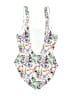 Dippin Daisy's Swimwear Print Ivory One Piece Swimsuit Size S - photo 2