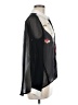 Assorted Brands Floral Black Long Sleeve Blouse Size M - photo 4