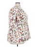 BLOOMCHIC 100% Polyester Floral Ivory Short Sleeve Blouse Size 22 - photo 4