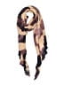ALLSAINTS Spitalfields 100% Cotton Camo Brown Scarf One size - photo 1