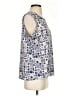 Blair Blue Sleeveless Blouse Size XS - photo 4