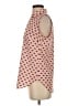 Ann Taylor Hearts Red Sleeveless Button-Down Shirt Size S - photo 5
