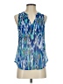 Kenar 100% Polyester Blue Sleeveless Blouse Size S - photo 1