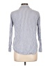Zara Basic Stripes Blue Long Sleeve Button-Down Shirt Size L - photo 2