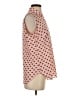 Ann Taylor Hearts Red Sleeveless Button-Down Shirt Size S - photo 4