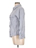 Zara Basic Stripes Blue Long Sleeve Button-Down Shirt Size L - photo 5