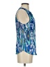 Kenar 100% Polyester Blue Sleeveless Blouse Size S - photo 4