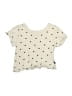 T2Love Polka Dots Ivory Short Sleeve T-Shirt Size 10 - photo 1