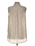 Simply Styled 100% Polyester Tweed Tan Sleeveless Blouse Size L - photo 2