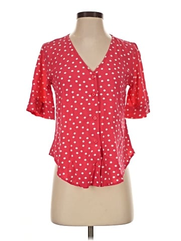 Abercrombie & Fitch Short Sleeve Blouse (view 1)