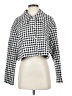 Zara 100% Cotton Houndstooth White Jacket Size XS - photo 1