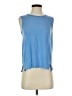 Mango Blue Sleeveless Top Size S - photo 1