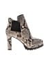 ALLSAINTS Animal Print Gray Ankle Boots Size EU 40 - photo 1