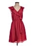 BCBGeneration 100% Polyester Solid Red Casual Dress Size S - photo 1