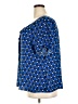 Worthington 100% Polyester Hearts Blue Short Sleeve Blouse Size 2X - photo 5