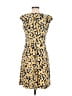 Wisp Print Yellow Casual Dress Size 6 - photo 2
