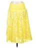 J.Crew 100% Polyester Yellow Casual Skirt Size XS - photo 1