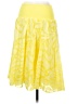J.Crew 100% Polyester Yellow Casual Skirt Size XS - photo 2