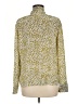 Issa London 100% Silk Animal Print Green Blouse Size 6 - photo 2