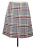 Superdry 100% Wool Plaid Gray Wool Skirt Size 6R - photo 2