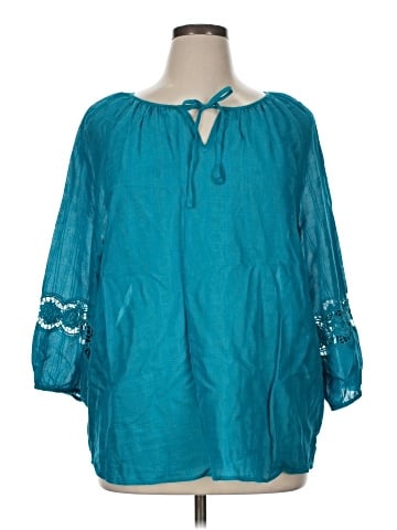 Chico's 3/4 Sleeve Blouse (view 1)