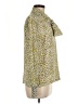 Issa London 100% Silk Animal Print Green Blouse Size 6 - photo 4