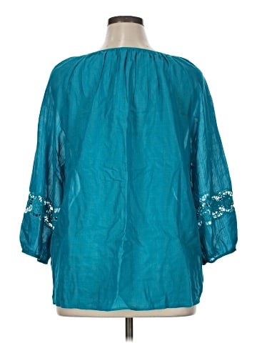 Chico's 3/4 Sleeve Blouse (view 2)