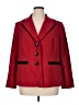 Jones Studio 100% Polyester Color Block Red Blazer Size 16 - photo 1