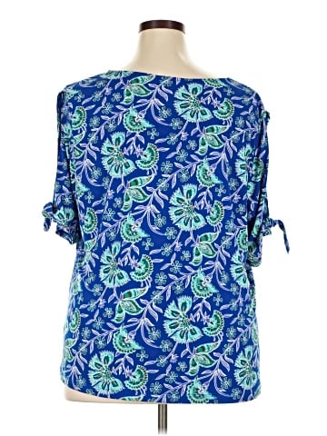 Liz Claiborne Short Sleeve Blouse (view 2)