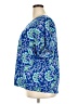 Liz Claiborne Blue Short Sleeve Blouse Size 2X - photo 5