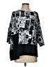 Chalet et Ceci Black 3/4 Sleeve Blouse Size XS - photo 1