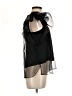 Blu Pepper 100% Polyester Black Short Sleeve Top Size M - photo 4