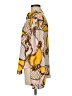 Unbranded Print Yellow Long Sleeve Blouse Size M - photo 5