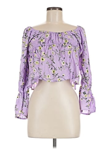 Miss Selfie 3/4 Sleeve Blouse (view 1)