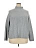 Nine West Solid Gray Turtleneck Sweater Size XXL - photo 1