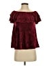 Knox Rose Burgundy Short Sleeve Top Size XS - photo 1