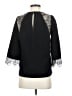 Sandro 100% Polyester Black 3/4 Sleeve Blouse Size Sm (1) - photo 2