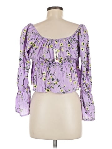 Miss Selfie 3/4 Sleeve Blouse (view 2)