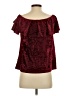 Knox Rose Burgundy Short Sleeve Top Size XS - photo 2