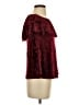 Knox Rose Burgundy Short Sleeve Top Size XS - photo 4