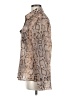 Et Clet Animal Print Tan Long Sleeve Blouse Size M - photo 5