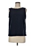 Essentials 100% Cotton Blue Sleeveless T-Shirt Size M - photo 1
