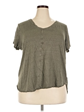 Tahari Short Sleeve Henley (view 1)