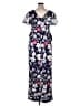 JS Collections Floral Blue Cocktail Dress Size 14 - photo 2