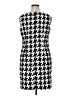 Alyx Houndstooth White Casual Dress Size 16 - photo 2