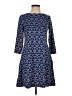 Barbara Gerwit Print Blue Casual Dress Size XS - photo 1