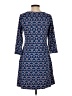 Barbara Gerwit Print Blue Casual Dress Size XS - photo 2