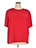 Maggie Barnes 100% Polyester Red Short Sleeve Blouse Size 2X - photo 1
