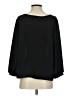 Peppermint 100% Polyester Black 3/4 Sleeve Blouse Size S - photo 2