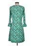 Assorted Brands Print Teal Cocktail Dress Size S - photo 2